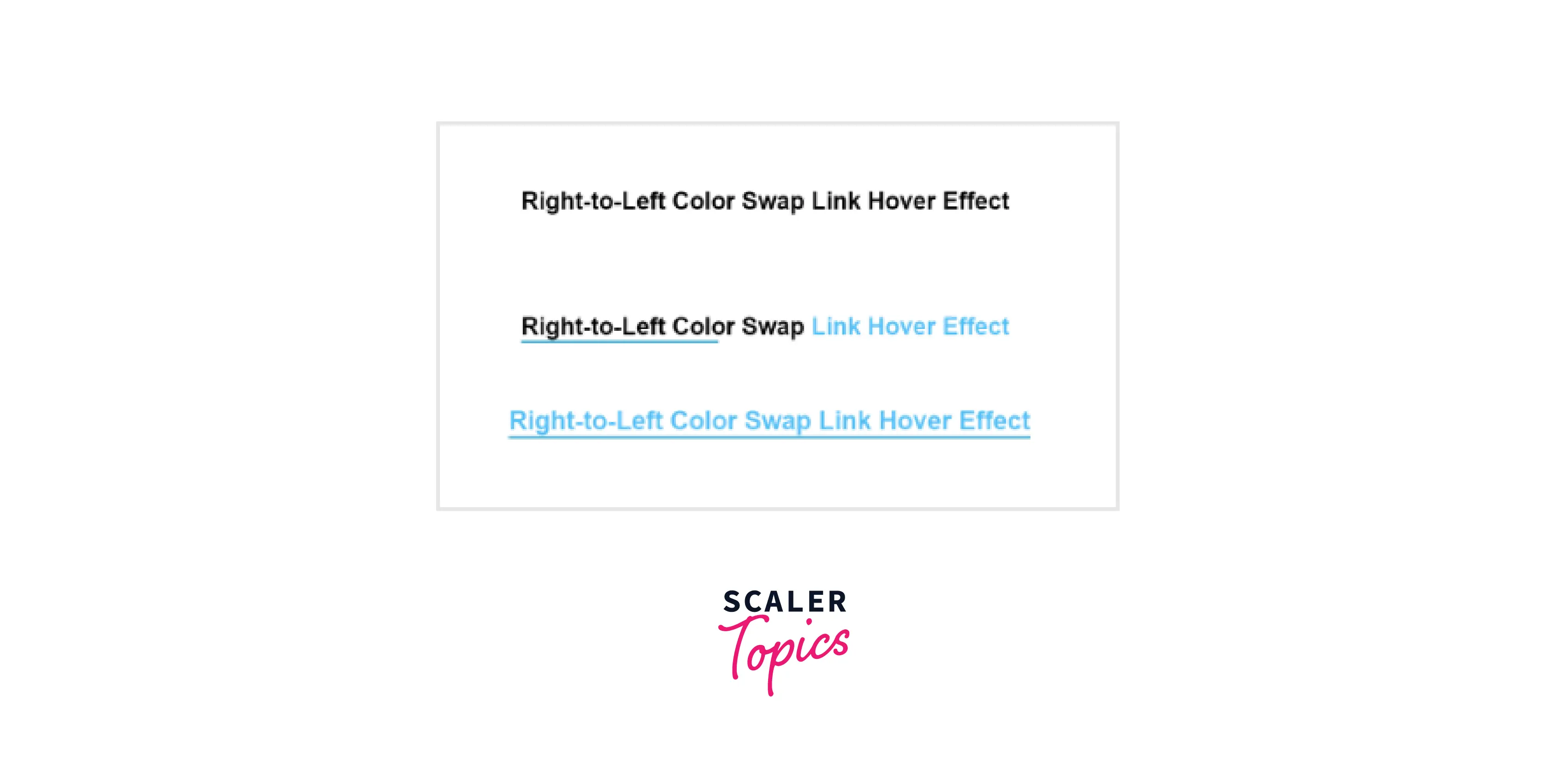 Right-to-Left Color Swap Link Hover Effect