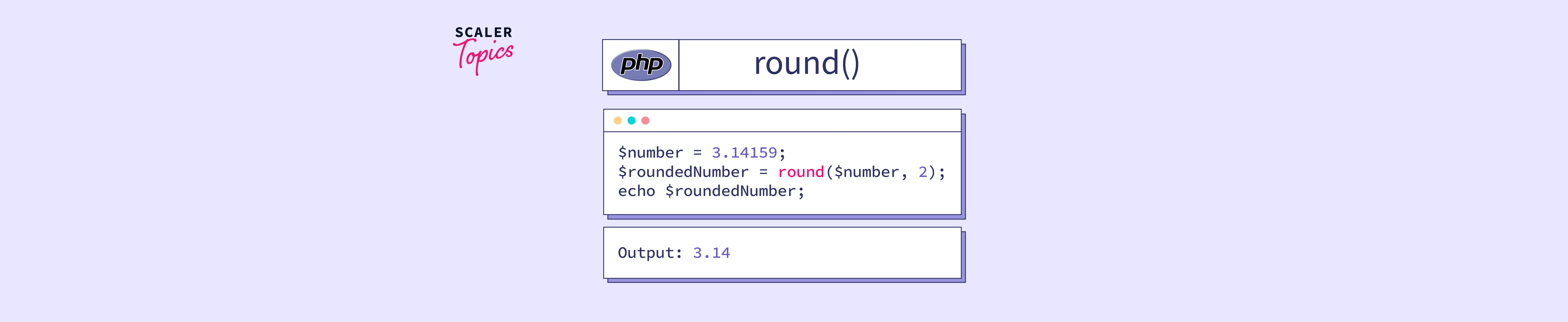 php round 2 digits