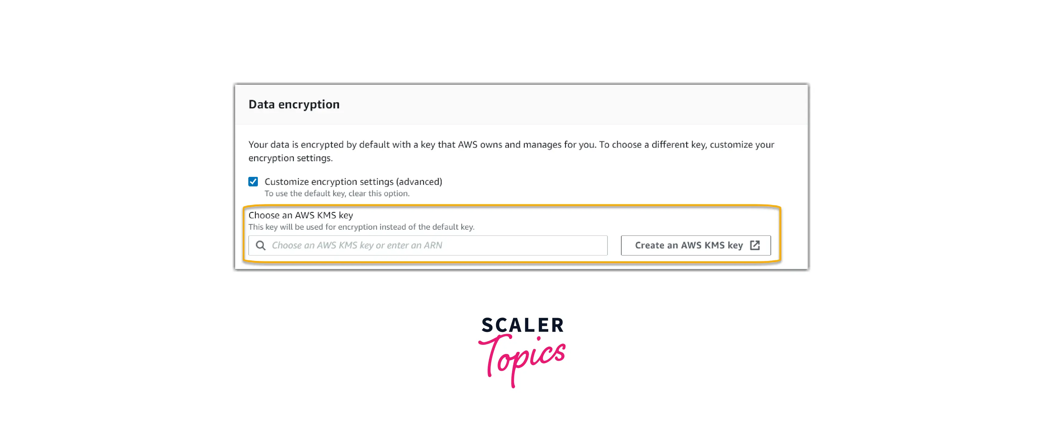 Setting up Audit Manager data encryption 2