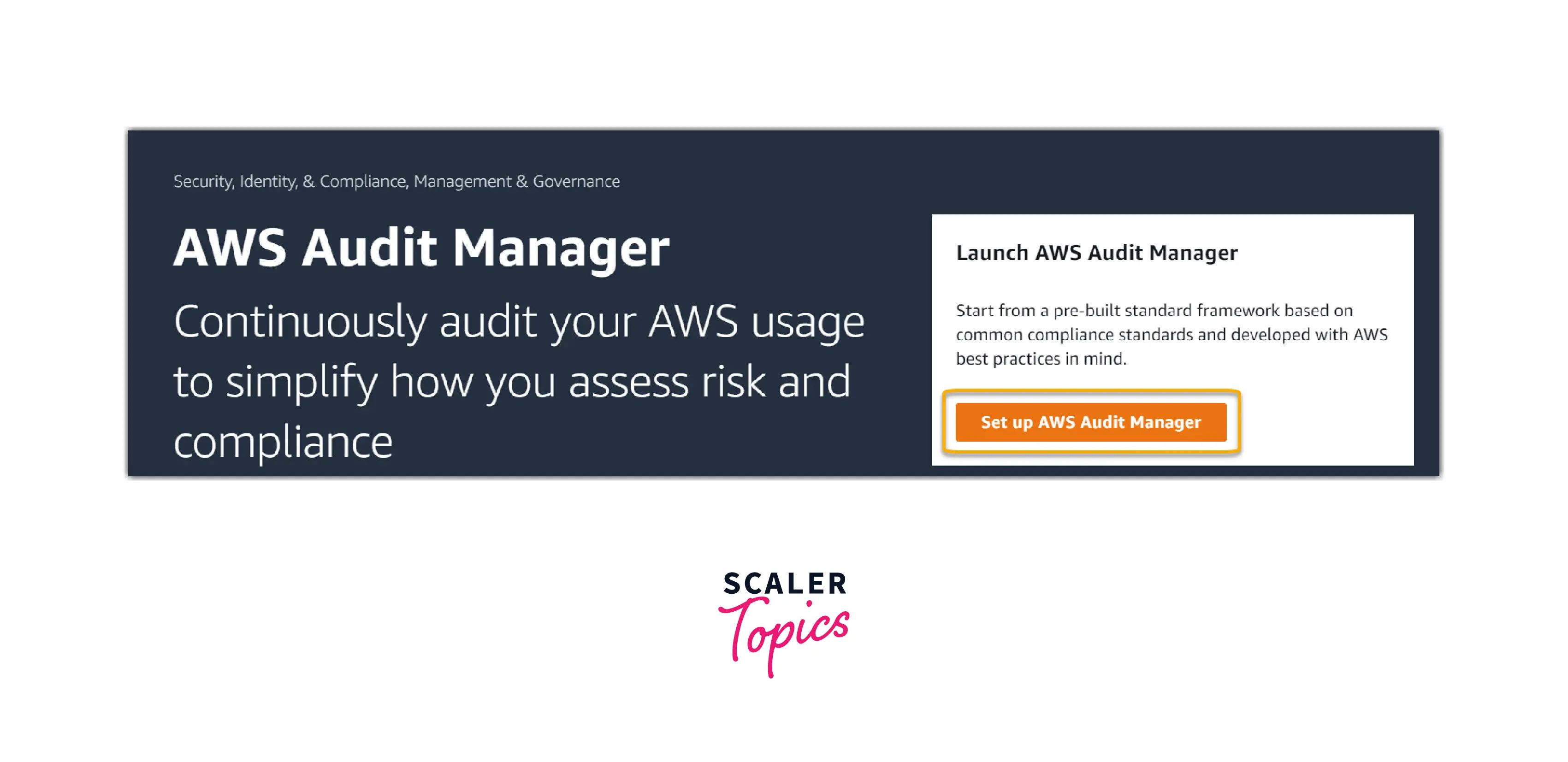 Setting up Audit Manager