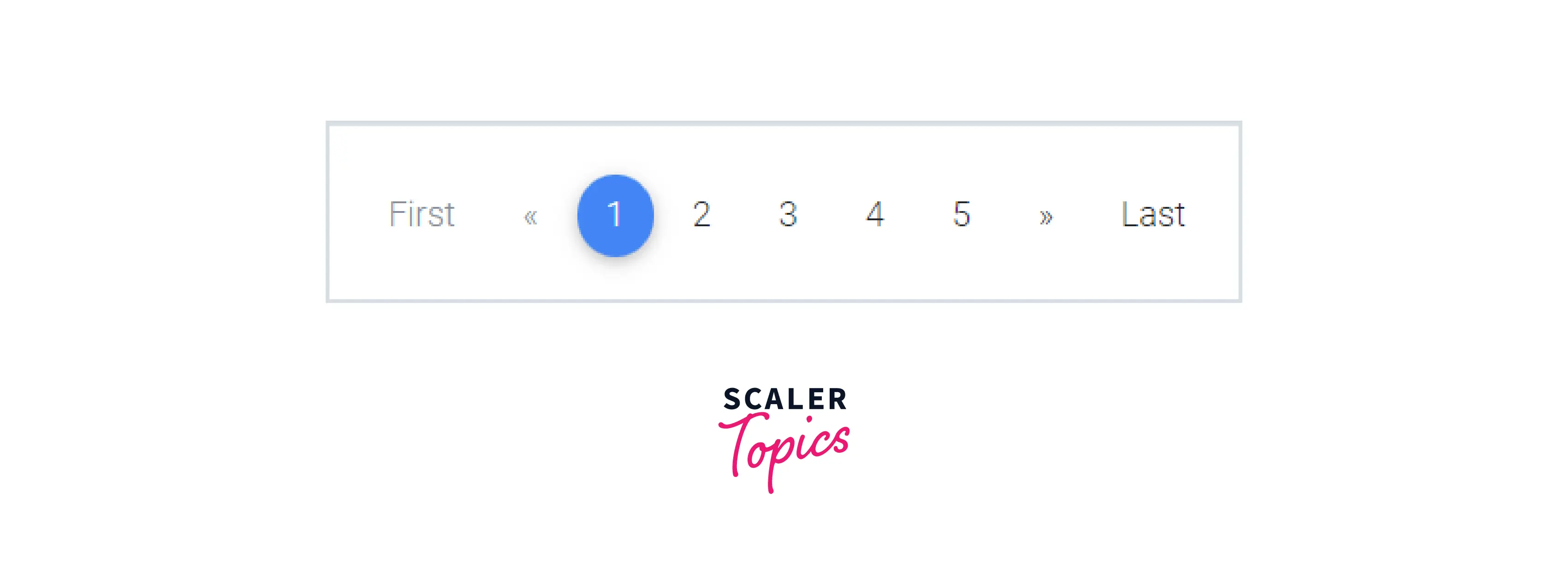 SIDE BUTTON IN PAGINATION