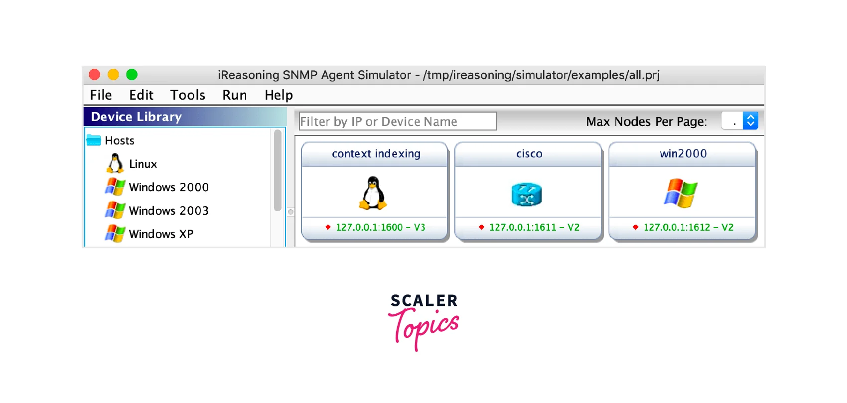 snmp agent simulator