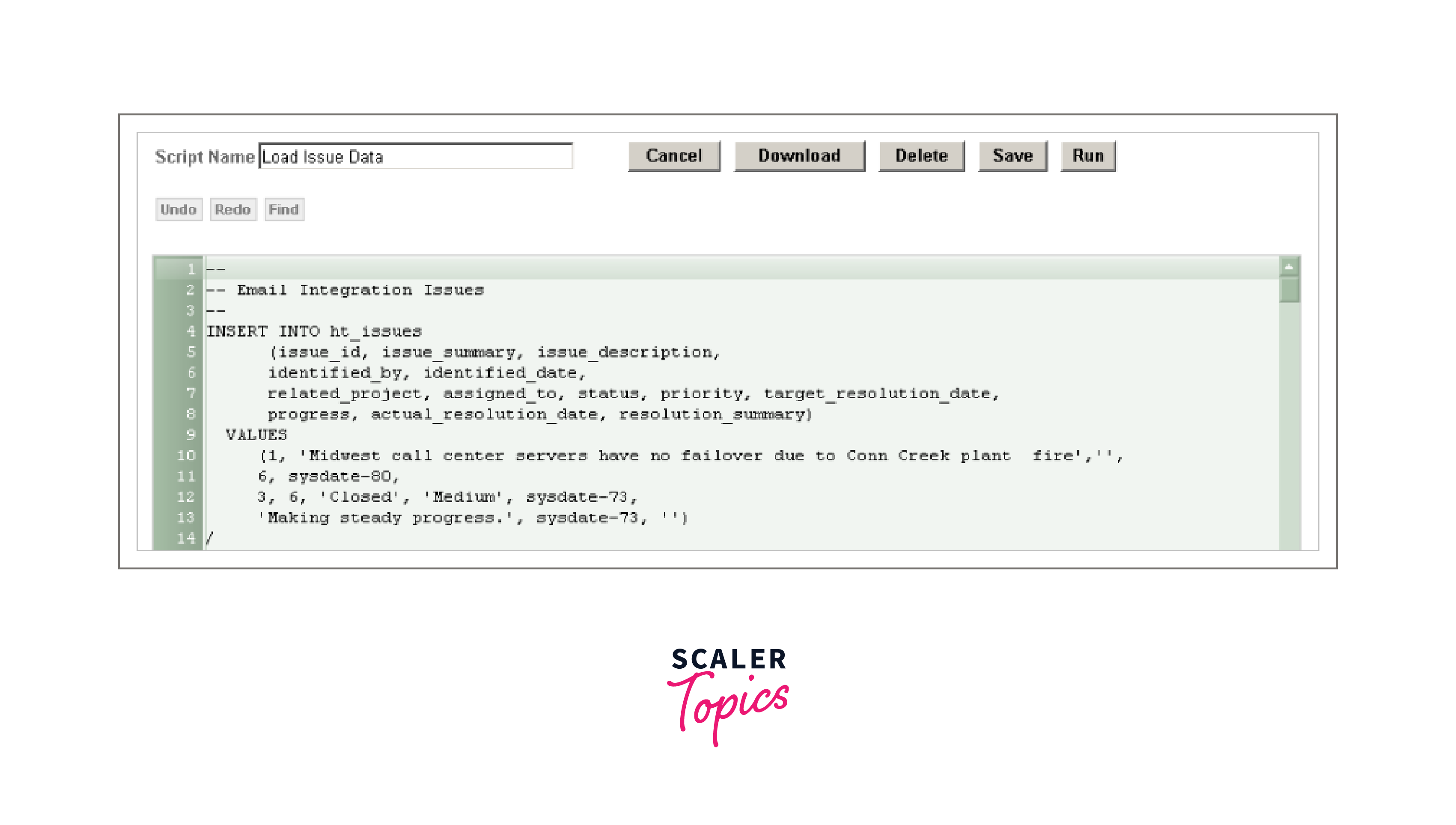 SQL Scripts What is It, Uses, and Example - Scaler Topics