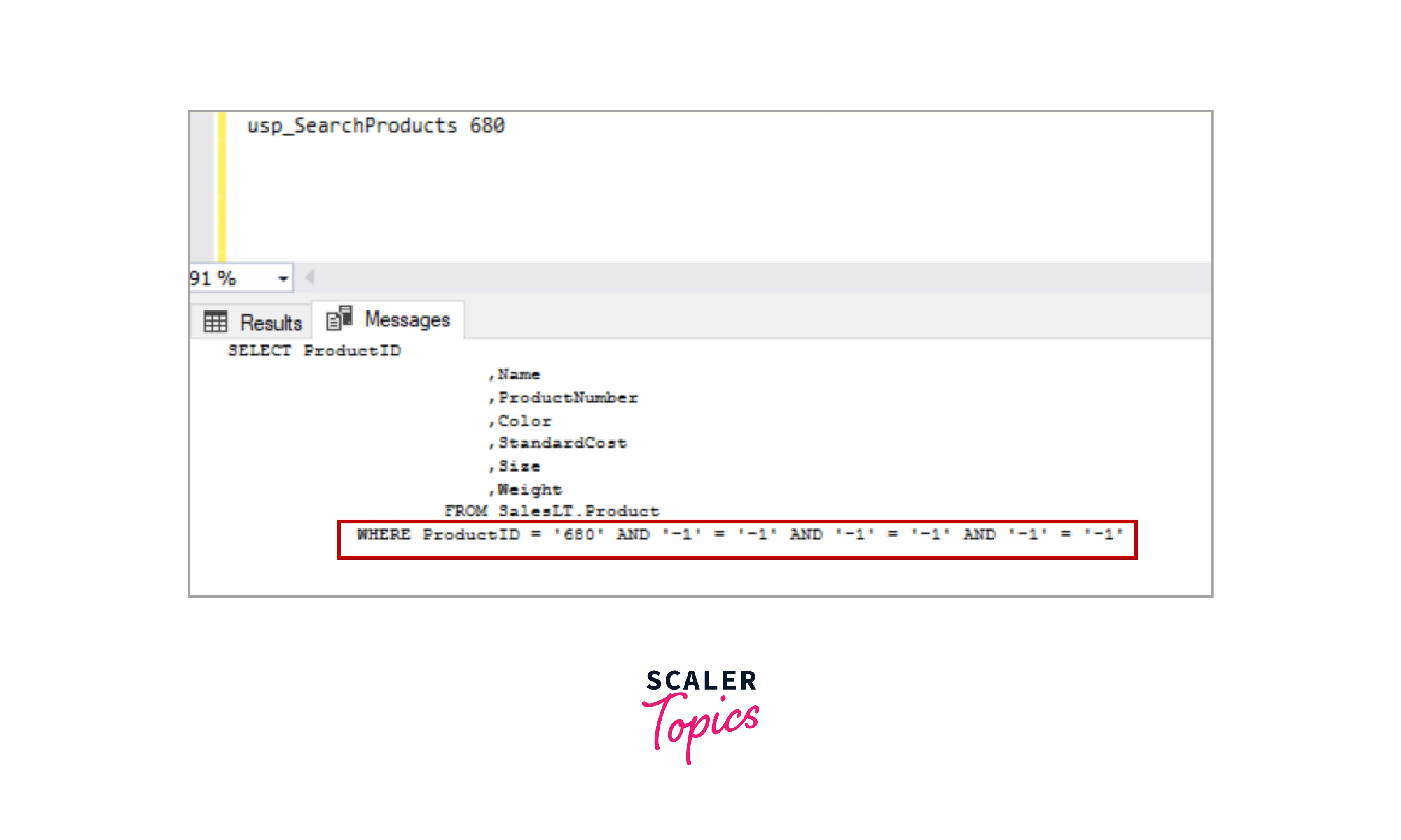 Dynamic SQL - Scaler Topics