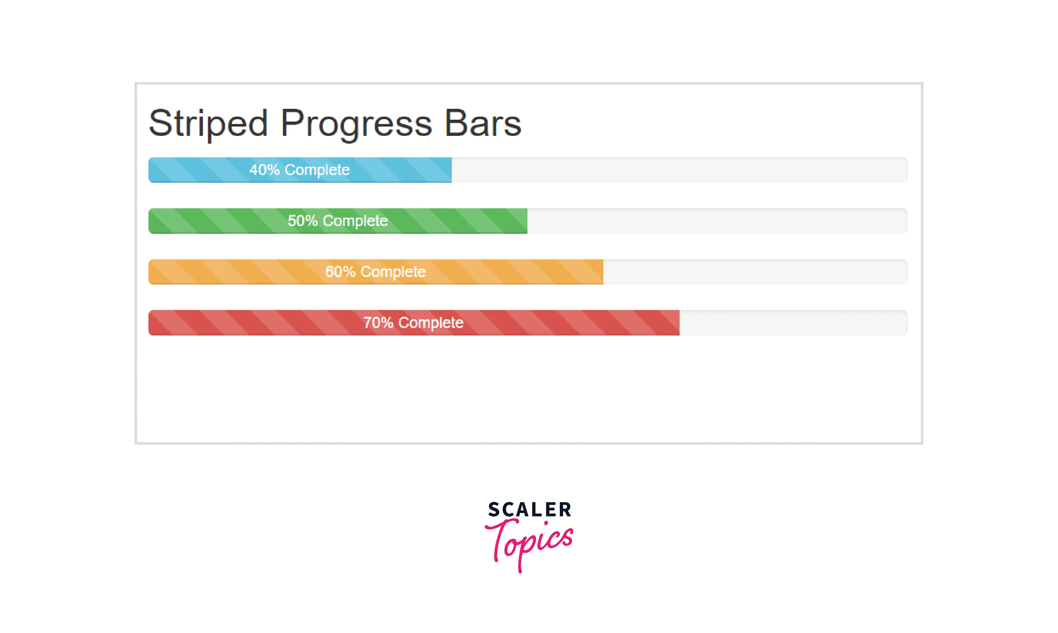 STRIPED PROGRESS BAR