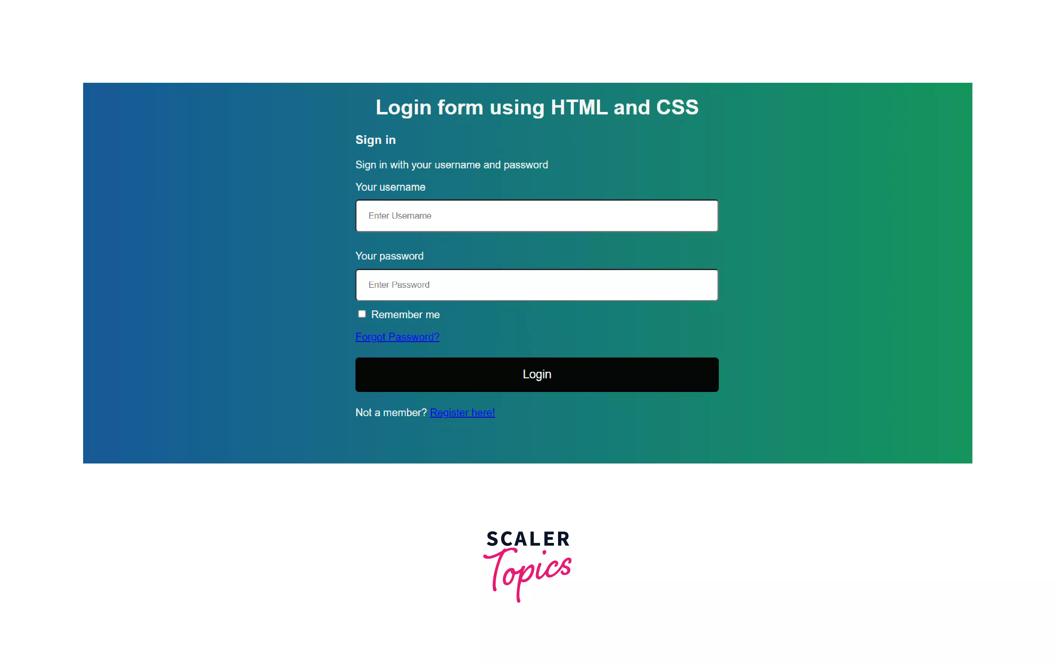 Styling the login page with CSS with a good translucent look