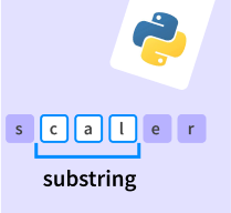 Substring in python