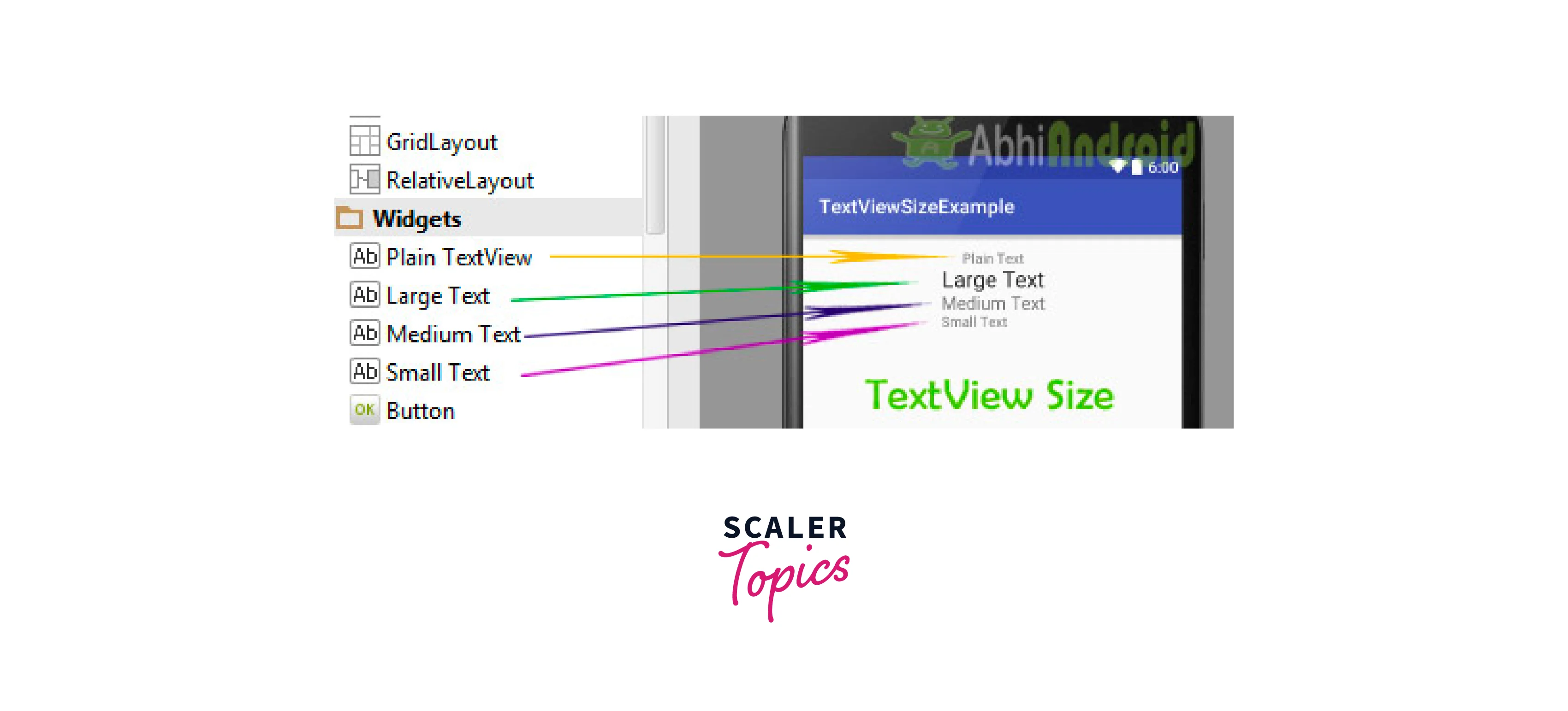 TextView With Example In Android Studio