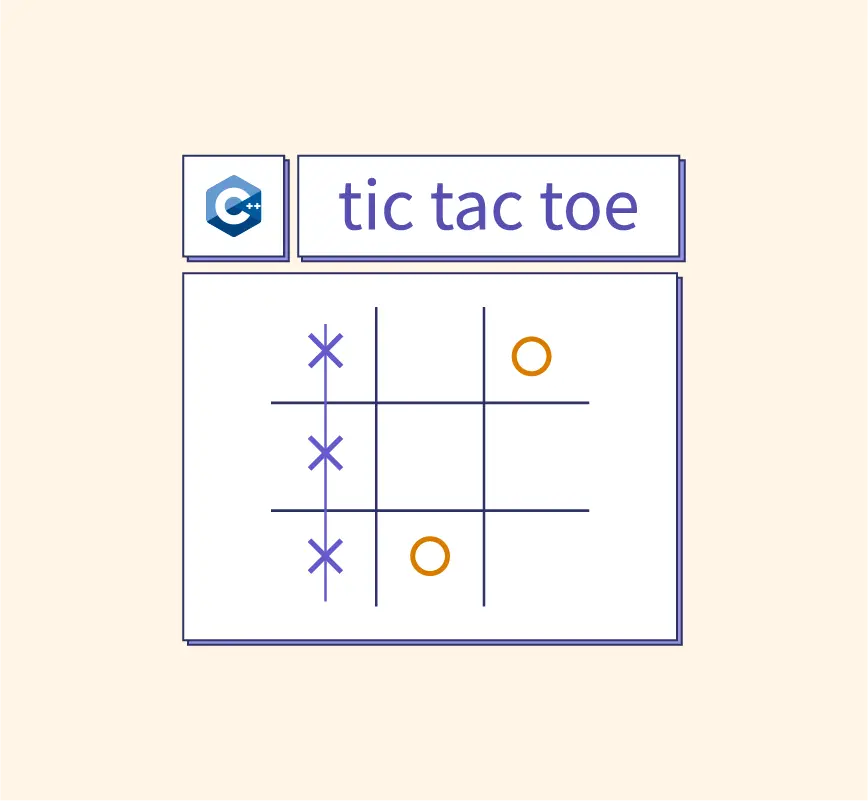 Tic Tac Toe Object Oriented Programming C++