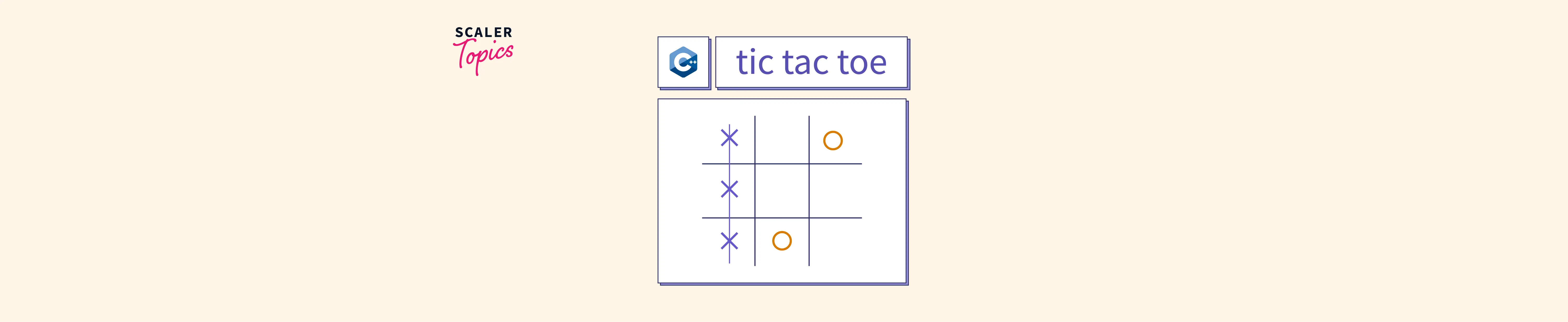 Tic Tac Toe Object Oriented Programming C++