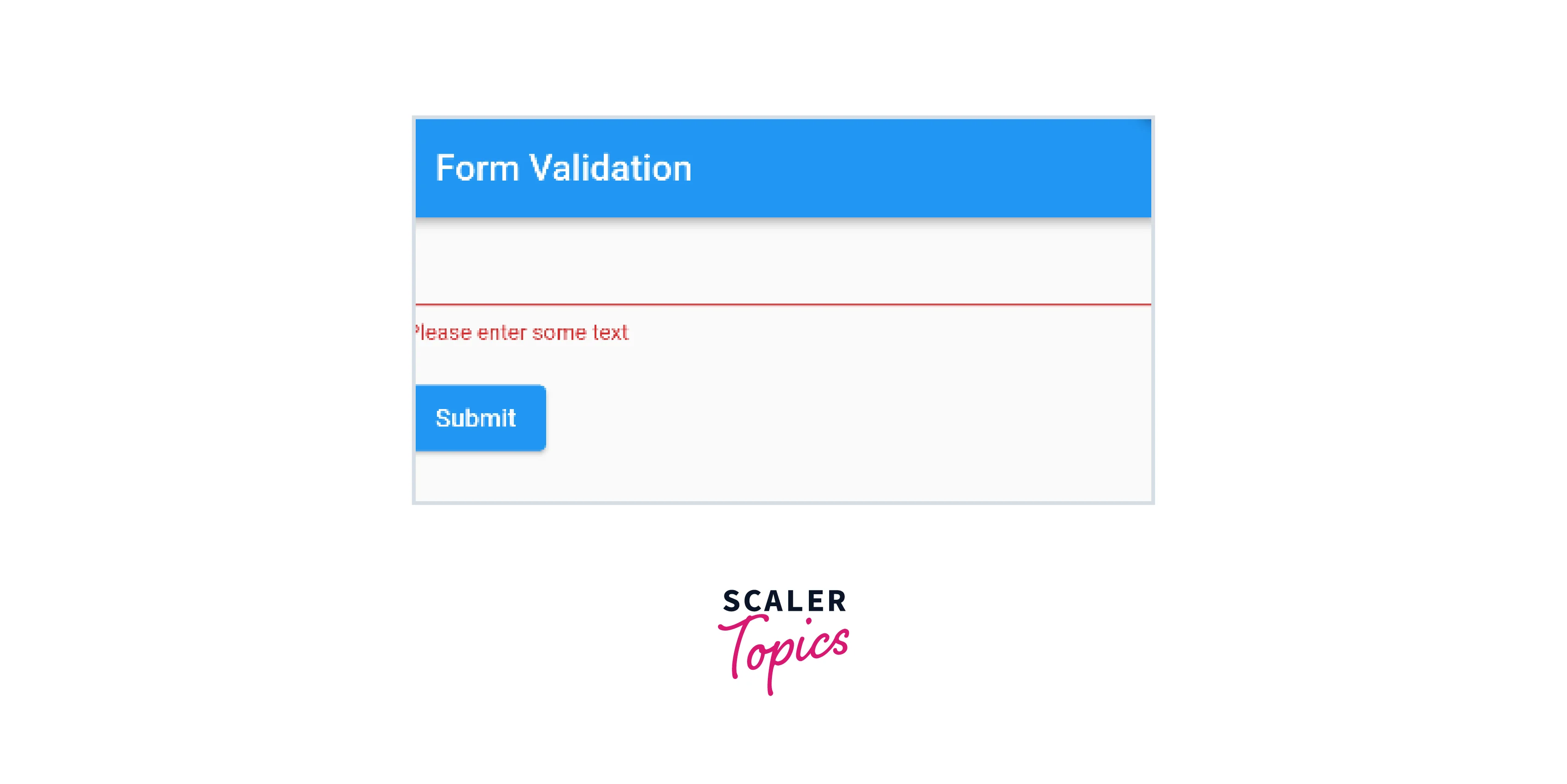 Validating Input