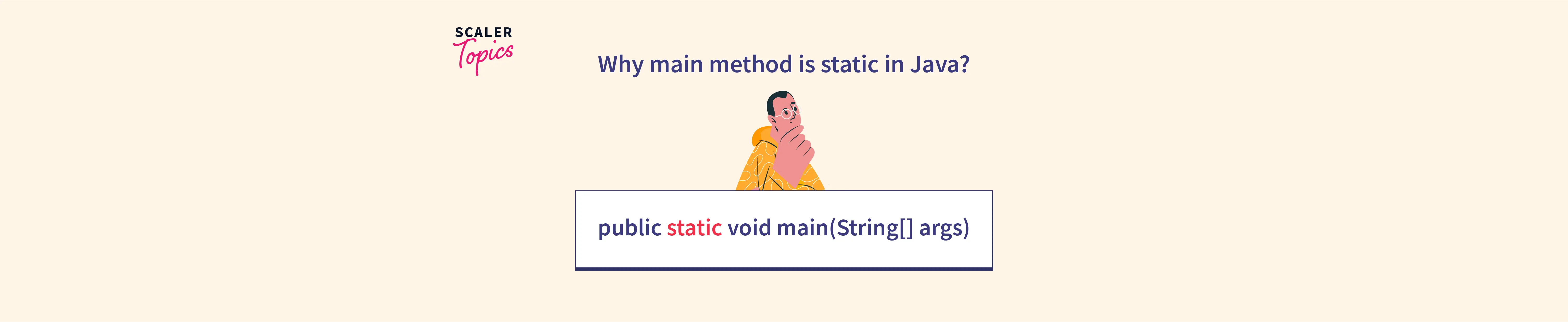 Why Main Method Is Static